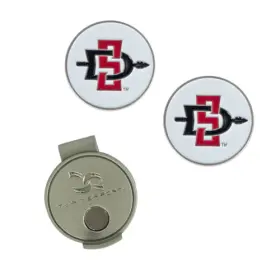 T2515117 Team Effort Ncaa Hat Clip And Ball Markers - San Diego State Aztecs