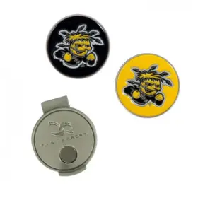 T2515617 Team Effort Ncaa Hat Clip And Ball Markers - Wichita State Shockers