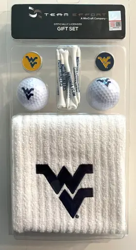 Team Effort-wincraft 723141073855 West Virginia University Golf Gift Set-brand New