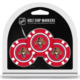 14188 Team Golf Nhl Poker Chip Set - Florida Panthers