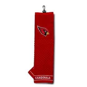 30010 Team Golf Arizona Cardinals Embroidered Towel 100% Cotton Checkered Sc 30010 Team Golf Arizona Cardinals Embroidered Towel 100% Cotton Checkered Sc