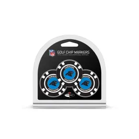 30488 Team Golf Nfl Poker Chip Set - Carolina Panthers