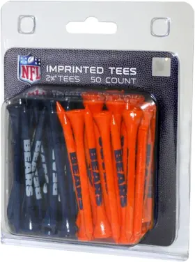 32355 Team Golf Nfl Adult-unisex Pack Of 50 Tees One Size Multi Color