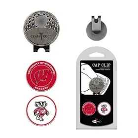 Team Golf 795463997119 Ncaa Wisconsin Badgers 2 Marker Cap Clip