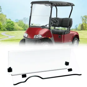 200006 Techinovat Clear Windshield 2008-up For Ezgo Rxv Golf Cart Part Front