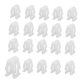 Qph6216 Tecledsn 20 Pcs Dashboard Trim Clips Nylon Car Front Console Dash Retainer Universal