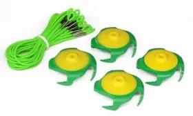 Tee Claw 856661004006 Golf Holder And Training Aid 4 Pack Green/yellow