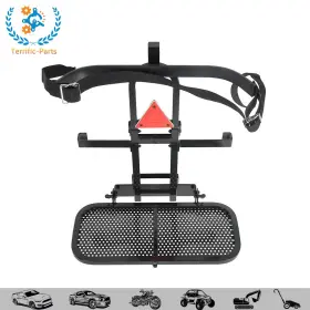 Tfp61008tp Terrific-parts Universal Foldable Golf Cart Rear Seat Bag Rack For Ezgo Club Car Yamaha New