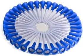Thf 791270703479 Plastic Golf Tees With Soft Rubber Cover 3 1/4 83mm Pack Of 50 Blue