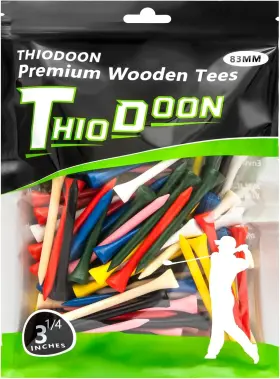 Ys-0001-8 Thiodoon Golf Tees Professional 3-1/4 Inch Mixed Color 83mm