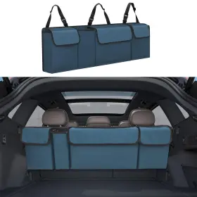 Tioollev 712111168556 Car Trunk Organizer Backseat Hanging Large Storage With Adjustable... Fast Ship