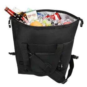 1trcb00130bk Tirrinia Insulated Soft Cooler Bag- 30 Cans Leakproof Camping Black