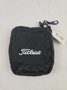 Titleist 084984330650 Titlist Black Velvet Lined Clip On Valuables Pouch