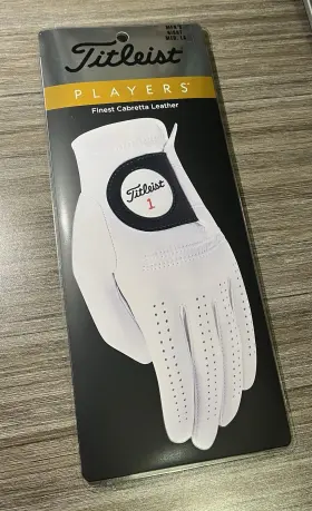 Titleist 6681e-101-ml Players Cabretta Leather Golf Glove Mens Right Hand Ml Pearl New Sealed