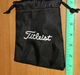 917d Titleist Black Pouch Bag