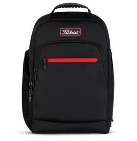 Ta20pbp-06 Titleist Players Travel Backpack Black And Red New Model