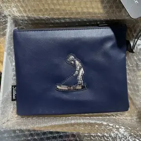 Ta22bgcte Titleist Leather Valuables Pouch From Pinehurst Golf Course