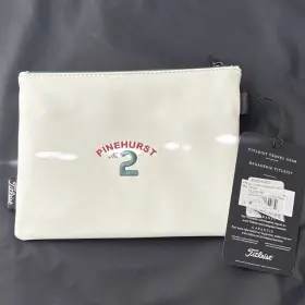 Titleist Ta23zp-ph 2023 Valuable Pouch Pinehurst No. 2 White Zipper