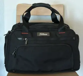 Ta5tdvfl Titleist Golf Travel Gear Professional Black Duffle Carry On Bag Luggage Quality