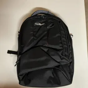 Ta6esbp-0lp Titleist Leadership Essential Back Pack Black Durable Heavy Duty Golf Gear