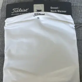 Ta9wpnw-10 Titleist Brand New Golf Snood/ Neck Warmer White/black