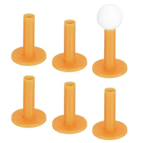 Tax001692p250311m Tixipem 2.76in Rubber Golf Tees 6pcs - Flexible Stable Ball Yellow