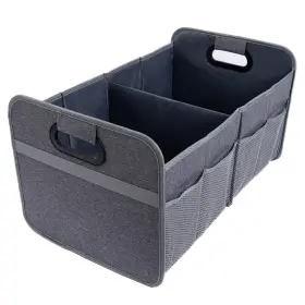 Aacb00004 Tongketec Trunk Organizer For Car Foldable Cargo Storage Grey 55l Suv