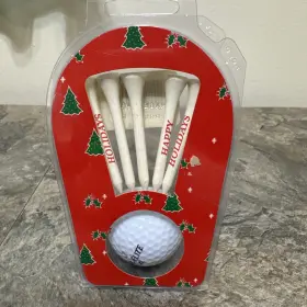 Top Flite 637854000049 Golf Ball And 5 Tee Holiday Gift Set New