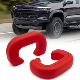 Topus 762849265193 Tow Hook Covers For Chevy Colorado Z71 Zr2 And Gmc Canyon 2023 2024 Red