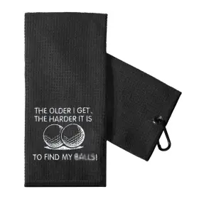 Gt-008 Touner Funny Golf Towel Gift For Dad Men Retirement Gi