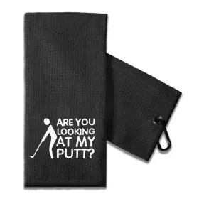Gt-039 Touner Funny Golf Towel Gifts For Dad Retirement Men Golfer