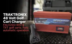 Traktronix B08rgjkn2k Supercharger Ezgo Rxv Txt Battery Charger For 48 Volt Golf Carts