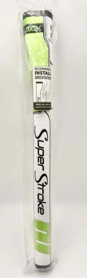 073511 Traxion Superstroke Wristlock Golf Putter Green White Sealed New