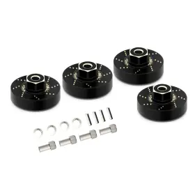Tscx24-54 Treal Brass Extended Wheel Hubs 4p 5mm Axle Counter Weight 12g For Axial S