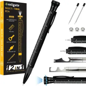 Mp012 Treligate 12 In 1 Multitool Pen - Unique Cool Gadgets For Men Tactical Gifts H Mp012 Treligate 12 In 1 Multitool Pen - Unique Cool Gadgets For Men Tactical Gifts H