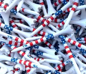 4-100 Truestrike 860010516539 Premium Usa Golf Tees 3 1/4 Or 2 3/4-100 Plastic In Bulk