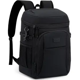 Twb-cbs02-s01 Tuwubi Cooler Backpack 35 Cans Coolers Insulated Leak Medium Black