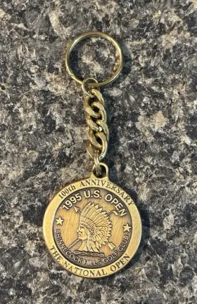 U995 U.s. Opener U.s Open Championship 1995 Coin Golf Key Chain Brass Shinnecock Hills Club