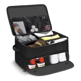 Ufhufh 717839773714 Golf Trunk Organizer Storage With Separate Compartment For 2 Pair Shoes Up To