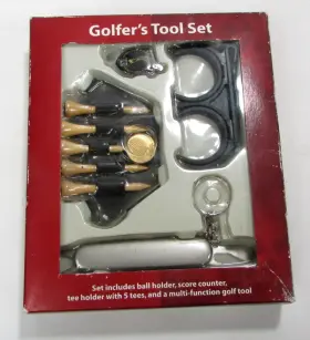 Unbranded / Walmart 638688779408 Golf Tool Kit With Ball Holder - Tee 5 Tees Score Counter