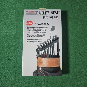 Universal 009198325971 Eagles Nest Golf Bag Top / Club Organizer Holds 9 Clubs /universal/new In Box