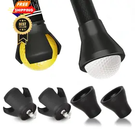 Uorefloo Gbr-2026 Golf Ball Retriever Set 4pcs 2x 3-prong And Suction Cup Black