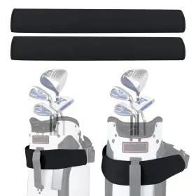Urgown 743352675723 Golf Cart Strap Sleeve Protect Your Length 20.5ftft 2-pack Black