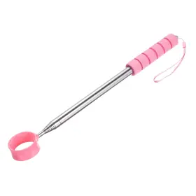 Uxcell 636939183417 Golf Ball Retriever Telescopic 9 Ft Stainless Steel Head Grabber Pink