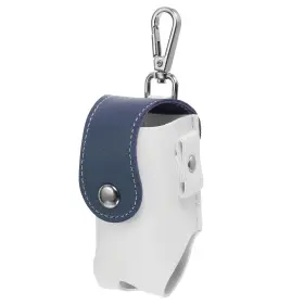 Uxcell 732324878521 Golf Ball Waist Bag Carry Pouch With Tee Holder Buckle Clip White Blue