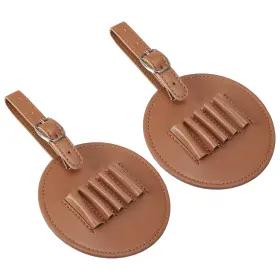 Uxcell 732324878637 2pcs Golf Tee Holder Tees Carry Pouch Bag For Women Men Belt Storage Brown