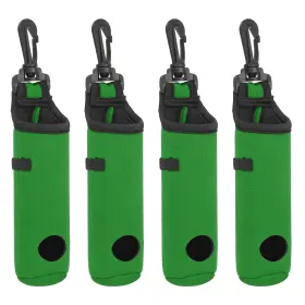 Uxcell 783243013371 4pcs Golf Ball Carry Bag Tee Holder With Hook Green