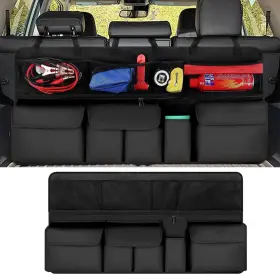 Vk-99 Vakeen Hanging Car Trunk Organizer Upgraded Version With Zipper Backseat Organi