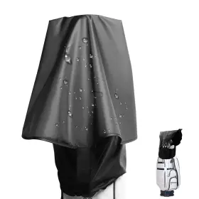 Veasaers 730718075549 Golf Bag Rain Cover Waterproof Hood Protection Black Pack Durable Lightweight