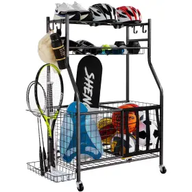 Vevor 197988454861 Golf Bag Organizer Storage Rack Stand Holder Sports Equipmen